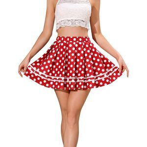 9889 Skirts Y2k Mini Skirt Casual Pleated A-line Short Skirts Pleated